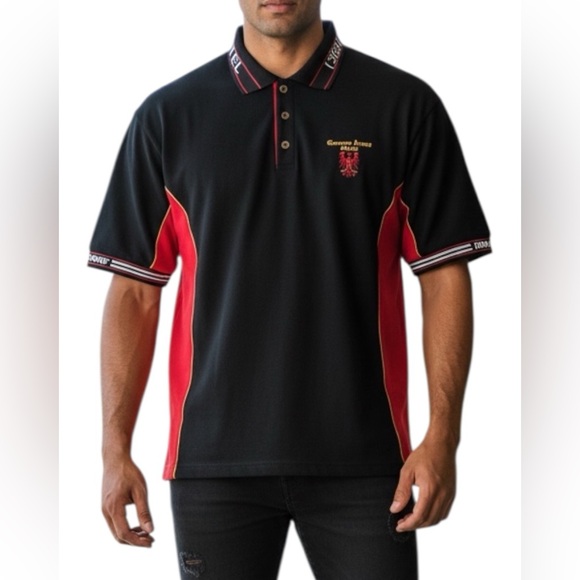 VIDA Other - VIDA Black and Red Polo Shirt